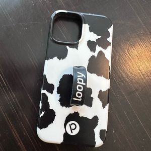 iPhone 12 Mini Loopy Cases Cow Print